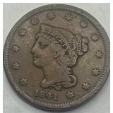 1841 Large Cent Penny