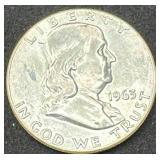 1963 Franklin Half Dollar (near mint)