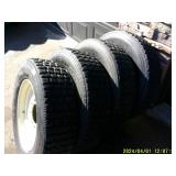 Bobcat 19.5 8 bolt Wheels & Hankook Tires