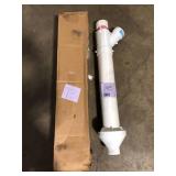 Lot of 2 Rheem 3 in. PVC Horizontal or Vertical Concentric Vent Termination Kit for High Efficiency Tankless Gas Water Heaters Customer Return Review all pictures