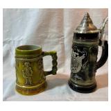 Vintage German GERZ Mug and Austrian Beer Stein