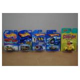 *5* Diecast Cars - Hot Wheels, Scooby Doo