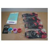 Rock by Junk Food Novelty Socks, Slap Bracelets and Earrings