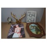 Assorted Décor - Clock, Canvas Picture, Sign, Horse Picture