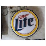 Miller Lite Double-Sided Hanging Light