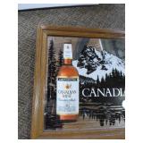 Canadian Mist Framed Mirror Sign