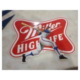 3 Miller Tin Signs