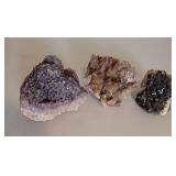 Naturalist Geode Sample Collection ~ Amethyst * Dog Tooth Calacite