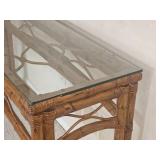 Palm Beach Regency Bamboo Console Table