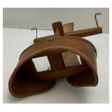 Vintage Wooden Stereoscope With Stereoscopic Photos Cards