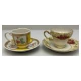 Misc. Vintage Collectible Miniature China Cups, Saucers & More