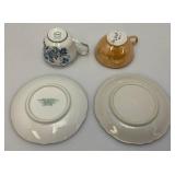 Misc. Vintage Collectible Miniature China Cups, Saucers & More