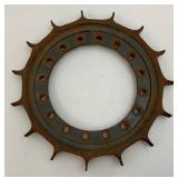 Two 16 1/2" Large Heavy Metal Sprockets