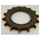 Two 16 1/2" Large Heavy Metal Sprockets