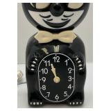 Vintage Black Kit Kat Clock With Rolling Eyes & Wagging Tail (Needs Work & Missing Tail)