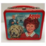 1981 Aladdin Industries (Annie) Embossed Metal Lunch Box (No Thermos)