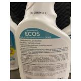 Set of 3 ECOS One-Step Disinfectant Cleaner 24 oz Bottles - Fragrance Free