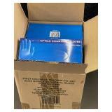 Blue Nitrile Industrial Gloves, Powder-Free, Size Extra Large - 10 Boxes