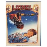 1992 Vintage Lionel Trains Collector Metal Sign