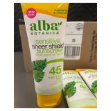 I 1 - Alba Botanica Sensitive Sheer Shield Sunscreen SPF 45 - 6 Pack