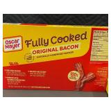 ID 3 - Lot of 4 Packs of Oscar Mayer Fully Cooked Original Bacon - 100% Real Bacon