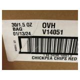 30-Pack Orchard Valley Harvest Chickpea Chips - Red Chili Pepper with Citrus