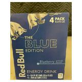 Red Bull The Blue Edition Blueberry Flavor Energy Drink - 2 X 4 Pack (8.4 FL OZ Cans)