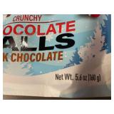 Lot of 6 Darrell Lea Crunchy Chocolate Balls Milk Chocolate 5.6 oz Bags