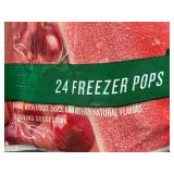 2 fnt - Jonny Pops Organic Freezer Pops (24 Count) - Cherry, Grape, Fruit Punch Flavors