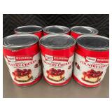 trol - Set of 6 Cans Duncan Hines Wilderness Original Country Cherry Pie Filling & Topping