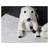 Collection of 3 Coca-Cola Plush Polar Bears