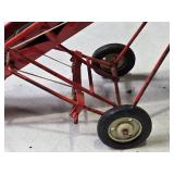 Tru-Scale Model Red Conveyor with Hook and Wheels