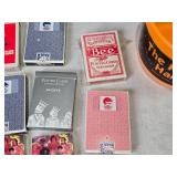 Casino Playing Cards Collection with Harveys Bucket and Marlboro Dice