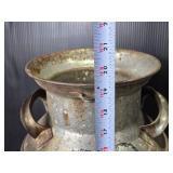 Vintage Galvanized Milk Can with Handle - 19" Tall