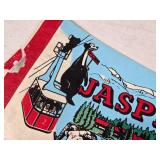 Collection of 4 Vintage Canadian Pennants: Toronto, Jasper Park, Niagara Falls, Banff