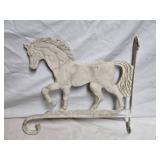 Vintage Cast Iron Horse Bracket Wall Decor