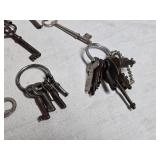 Vintage Collection of Antique Keys