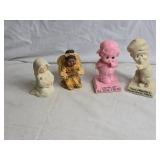 Collection of 4 Vintage Figurines - Includes Angel and Children