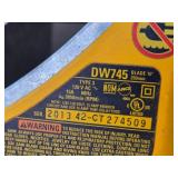 Used Dewalt DW745 10-Inch Table Saw