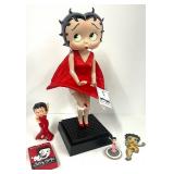 Vintage Danbury Mint Betty Boop Porcelain Doll in Box and Xtras!