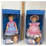 The Danbury Mint 1996 "The Shirly Temple Collection" Dolls with Boxes Lot of 2