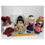 Precious Moments Children of the World Italy, Pocahontas Patriotic American Girls