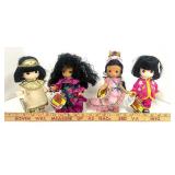 Four Precious Moments Children of the World Dolls