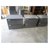 (3) Lateral File Cabinets 18"x30"x27"