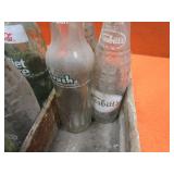 Vintage Pop Bottles & Crate