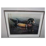 DUCKS UNLIMITED SIGNED / NUMBERED / PRINT & STAMP