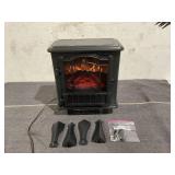 Mainstays 2-Setting 3D Electric Stove Heater with Life-like Flame