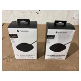 LOT OF 2 Mophie Universal - Wireless charging pad + AC power adapter - 15 Watt