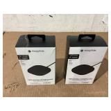 LOT OF 2 Mophie Universal - Wireless charging pad + AC power adapter - 15 Watt