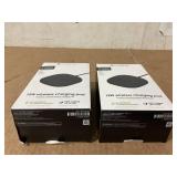 LOT OF 2 Mophie Universal - Wireless charging pad + AC power adapter - 15 Watt